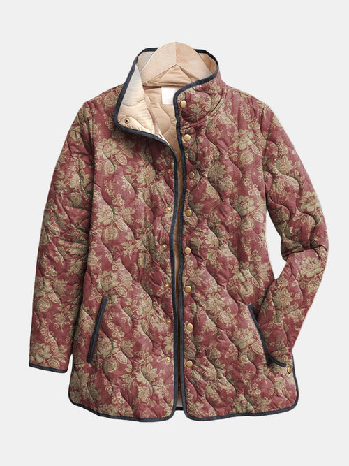Veradette - Jacke mit Retro-Blumendruck