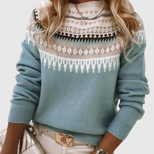 Luise - Celeste Damen-Pullover