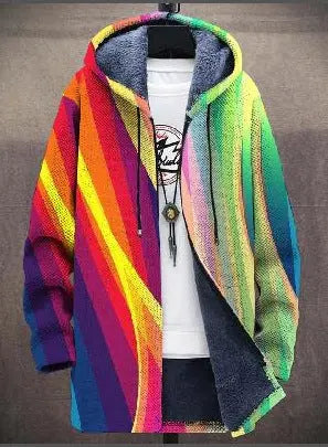 Kira - Luxuriöse Kapuzenjacke mit künstlerischer Inspiration