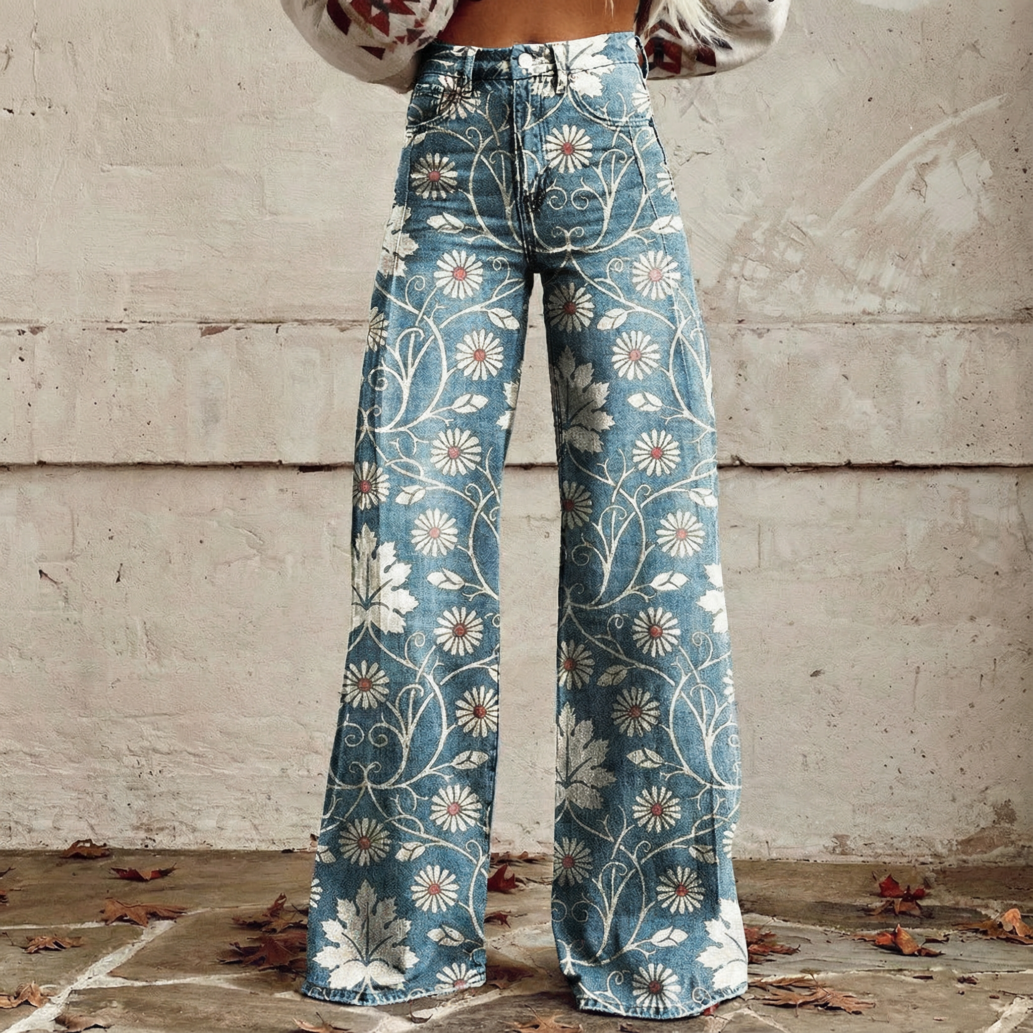 Susanne - Bequeme weite Boho-Hose