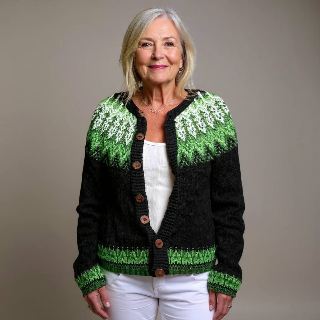Mira - Fair-Isle-Strickjacke