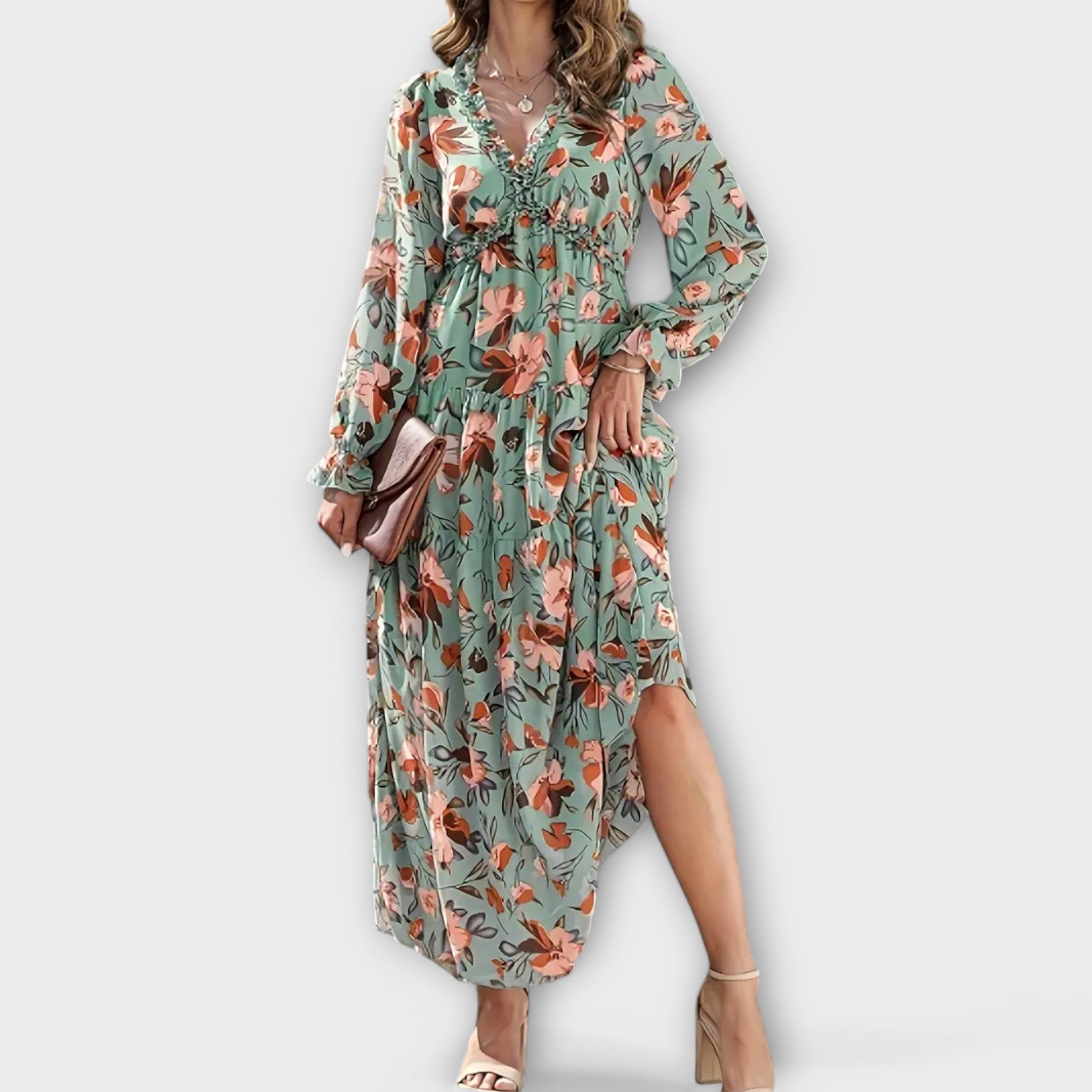 Anneliese - Damen-Maxikleid