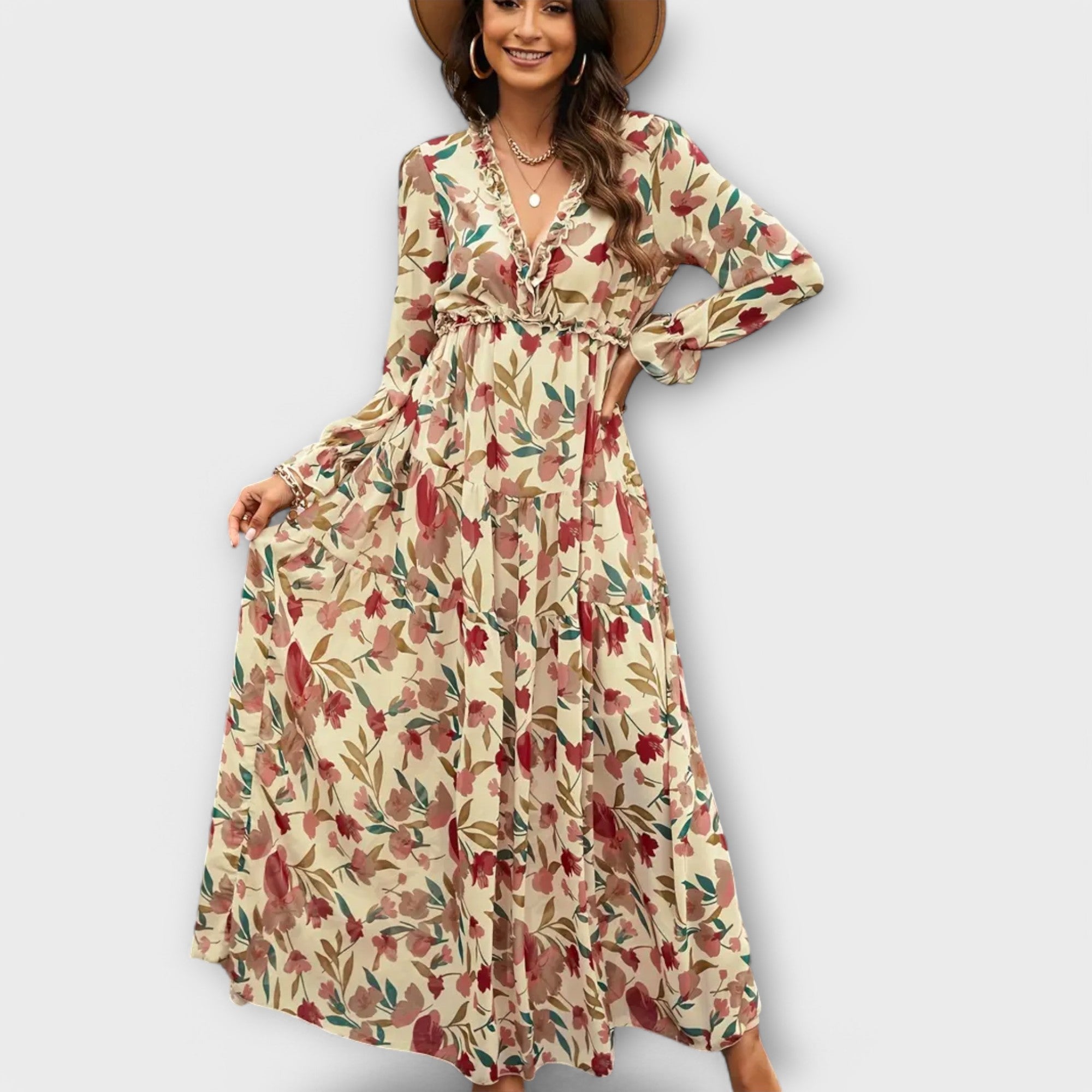 Anneliese - Damen-Maxikleid