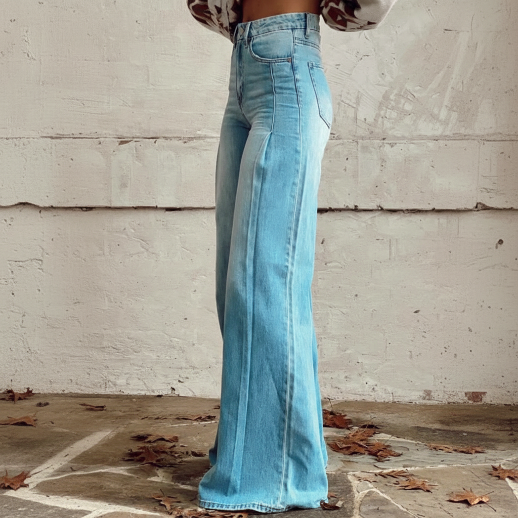 Katrin - Weite Boho-Hose im Vintage-Stil