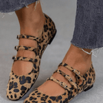 Beate - Mokassins im Animal-Look