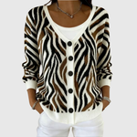 Katja | Knopf-Strickjacke