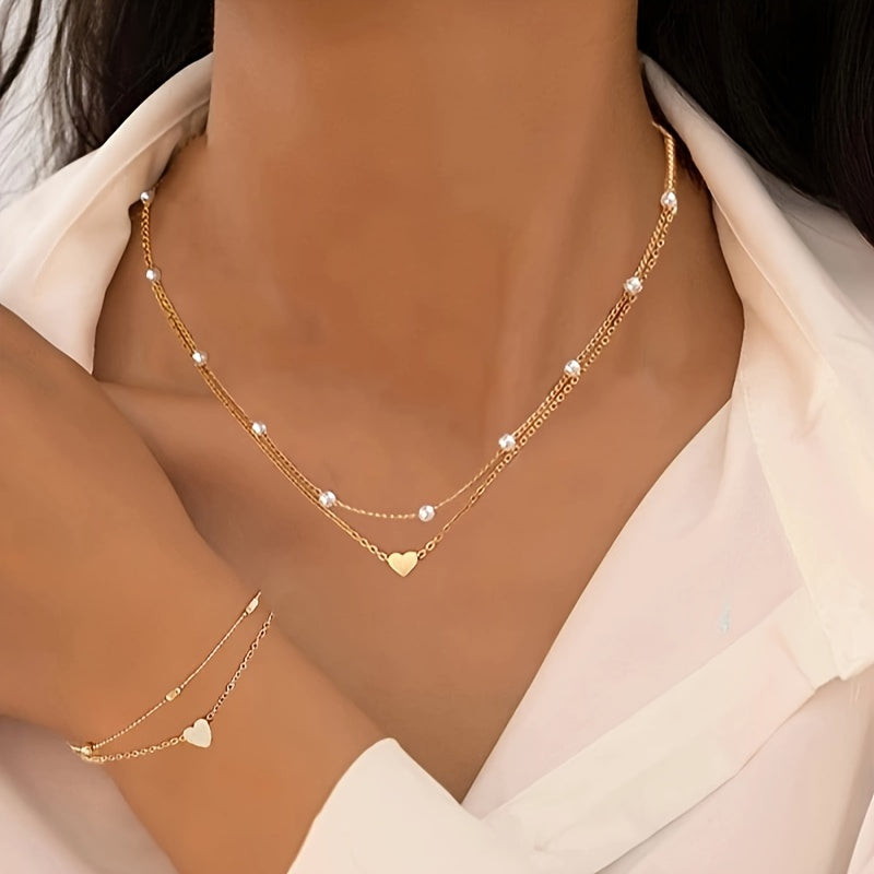Charlotte - Mehrlagiges Damen-Schmuckset