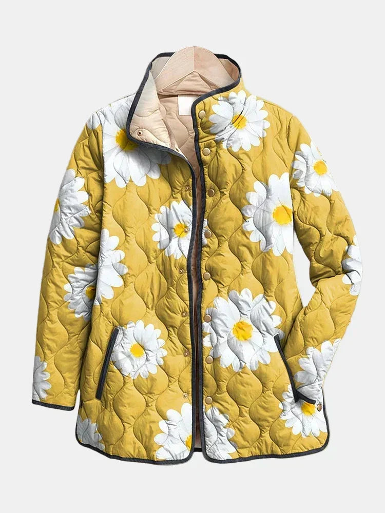 Goldenray - Charmante Jacke mit Gänseblümchen-Muster