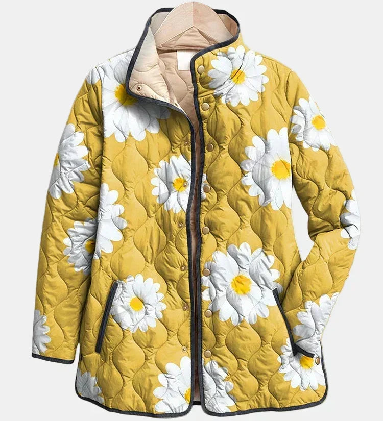 Goldenray - Charmante Jacke mit Gänseblümchen-Muster