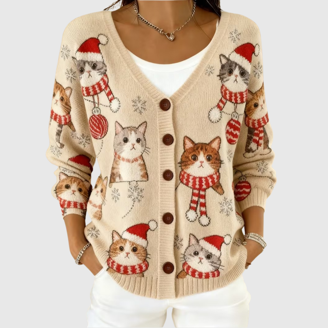Anna | Strickjacke mit Knopfleiste