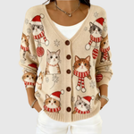 Anna | Strickjacke mit Knopfleiste