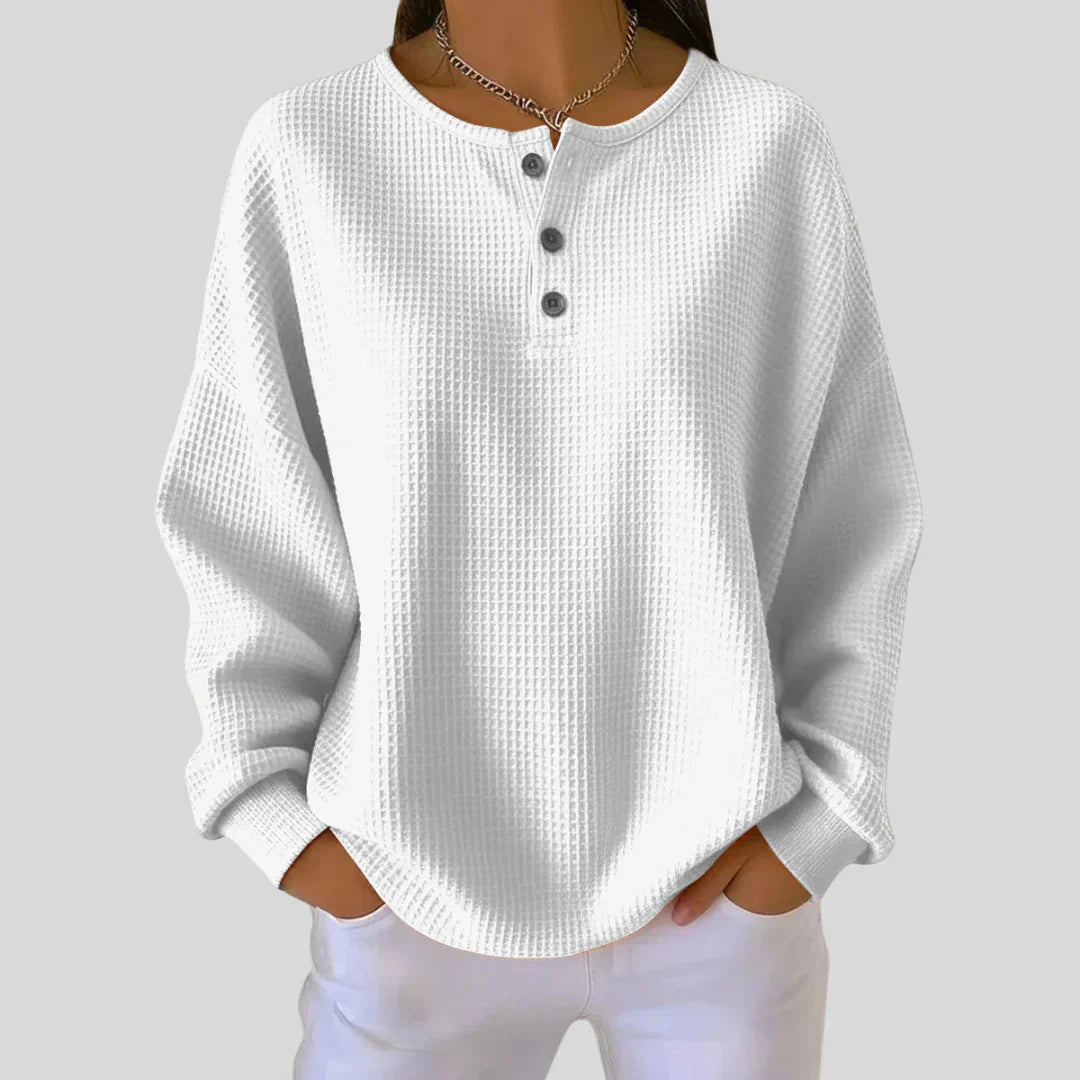 Stefanie - Lässiger Pullover mit Kragen