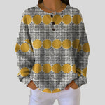 Christina - Vintage-Pullover mit geometrischem Muster