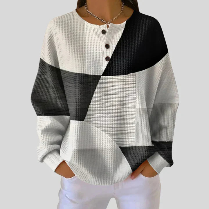 Nicole - Warmer Pullover in Naturtönen
