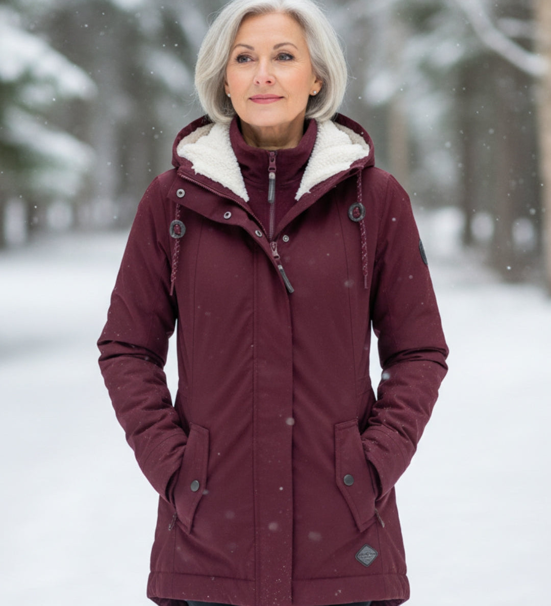 Simone - Alpin-Parka - Bordeaux