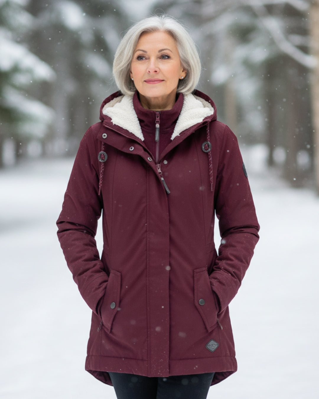 Simone - Alpin-Parka - Bordeaux