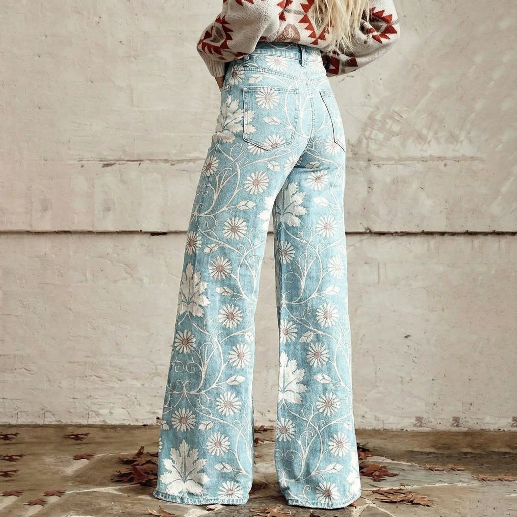 Jana - Vintage-inspirierte Boho-Hose