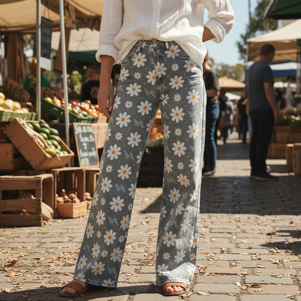 Nicole - Leichte Boho-Sommerhose