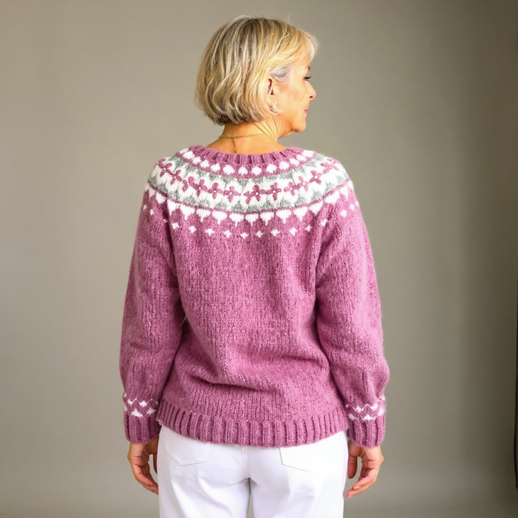 Olga - Nordische Strickjacke