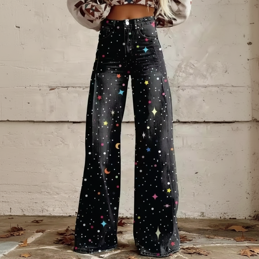 Britta - Boho-Hose im Vintage-Look