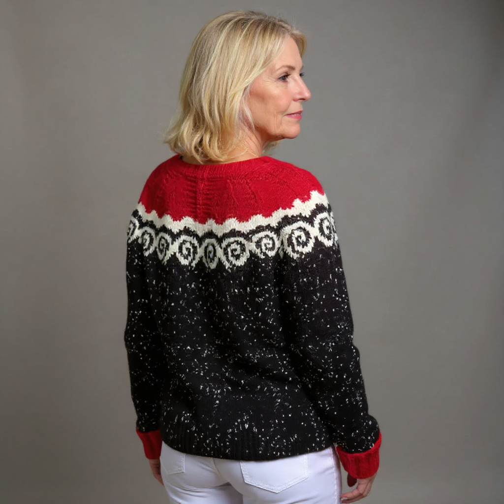 Odette - Fair-Isle-Strickjacke