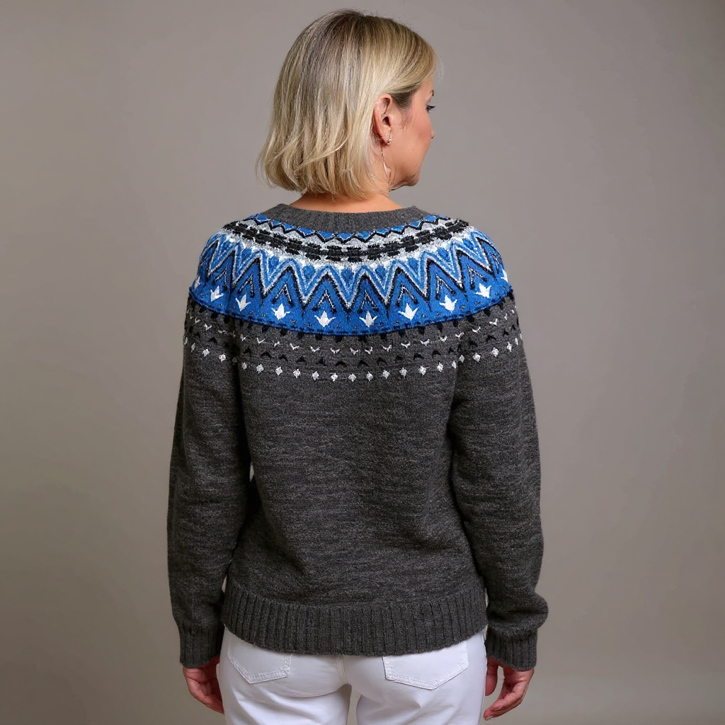 Ragna - Fair-Isle-Strickjacke