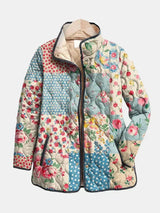 Mehrfarbiges Blumen-Patchwork
