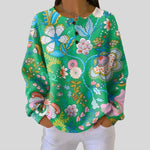 Jessica - Pullover mit Ethno-Blumen-Print