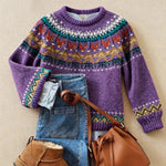 Solva - Klassischer Vintage-Strickpullover