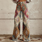Tanja - Boho-Hose mit Retro-Muster