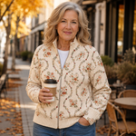 Helena - Cardigan mit zartem Blumenmuster
