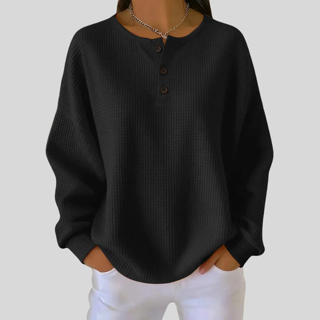 Stefanie - Lässiger Pullover mit Kragen