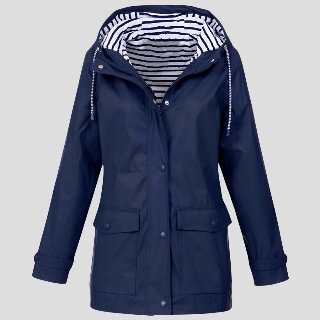 Manuela - Isolierte wasserdichte Jacke - Marineblau