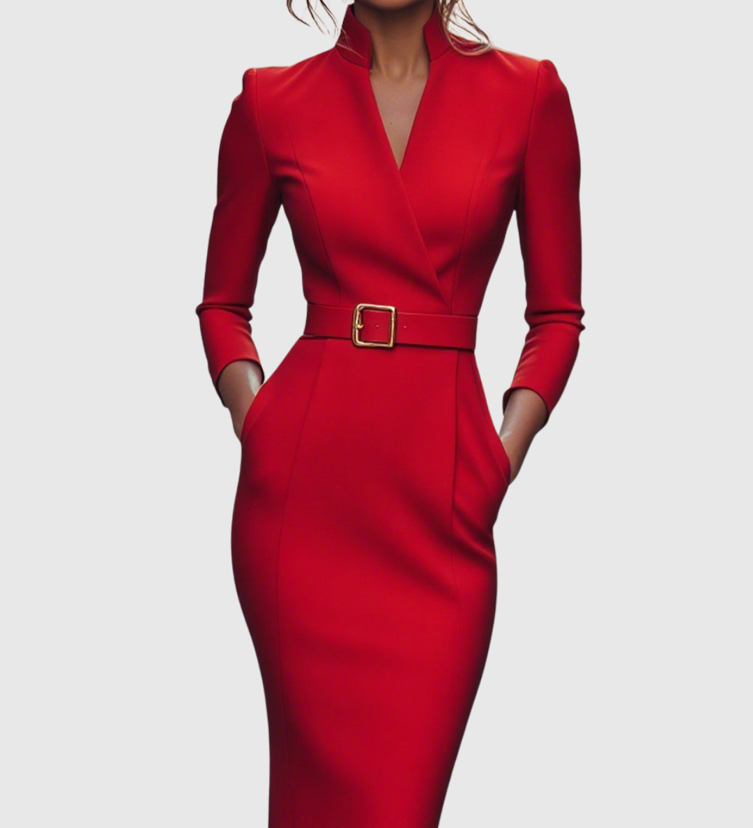 Heike - Damen-Midikleid