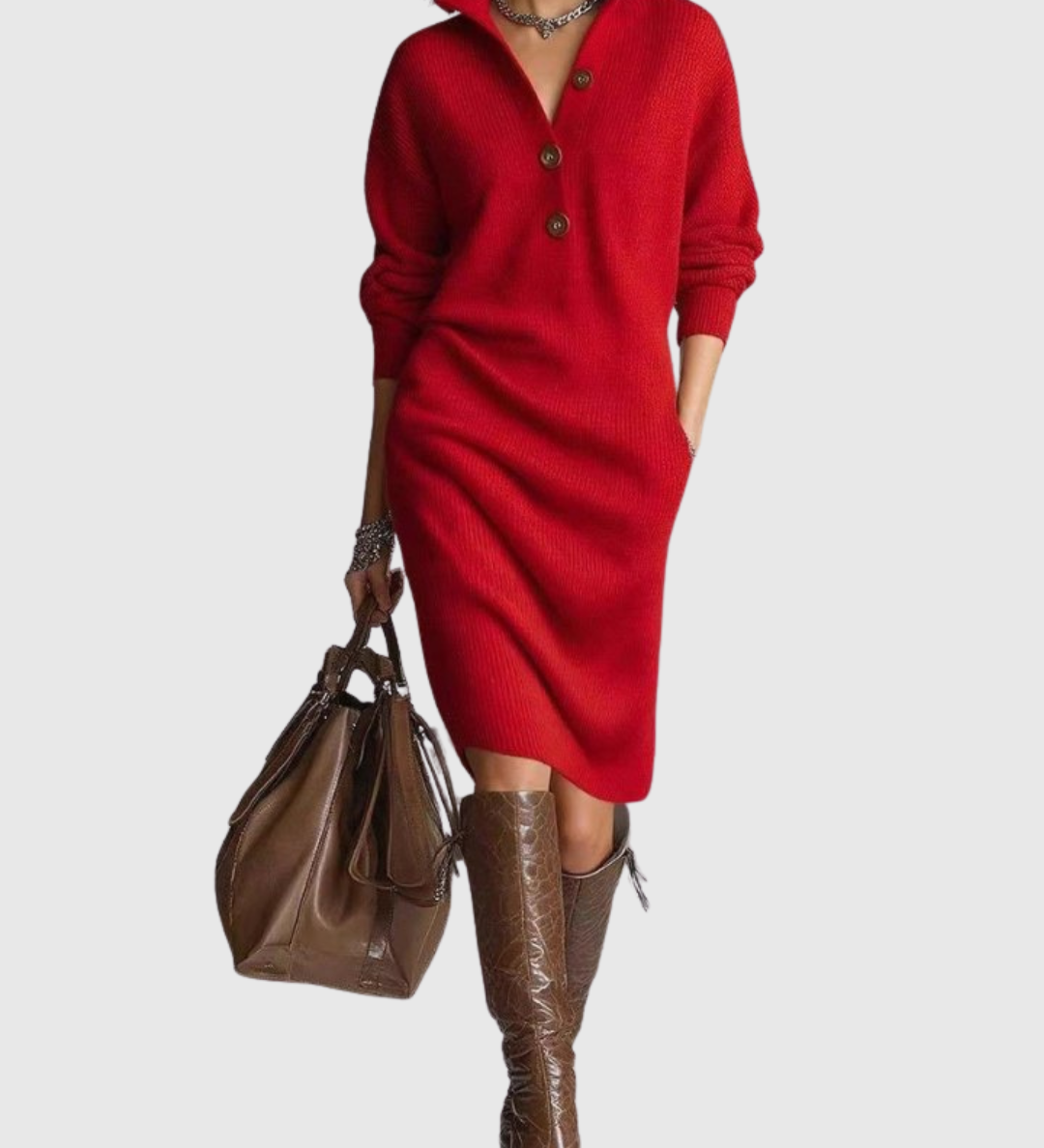 Marlene - Damen-Midikleid