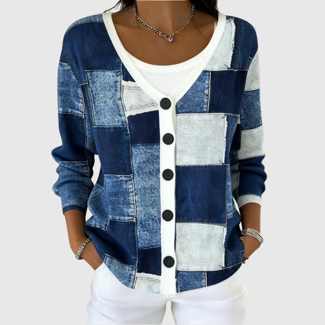Stefanie | Strickjacke mit Knopfleiste