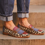 Elke - Mokassins im Animal-Look
