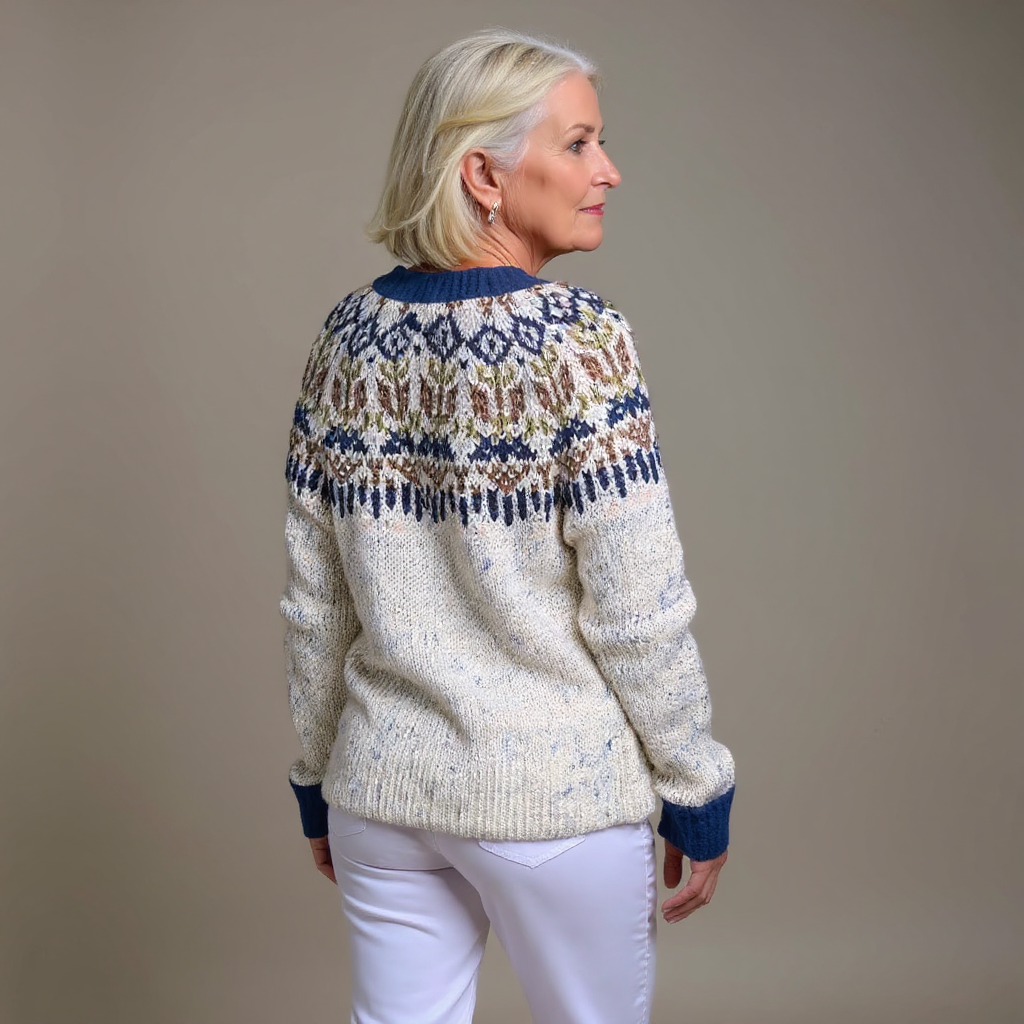 Noor - Fair-Isle-Strickjacke
