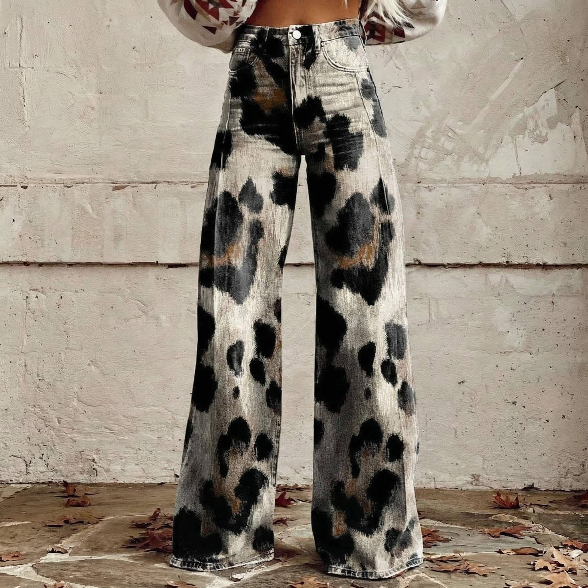 Sandra - Lässige Boho-Hose im Vintage-Look