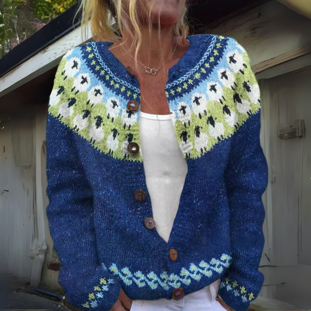 Petra - Vintage-Strickjacke
