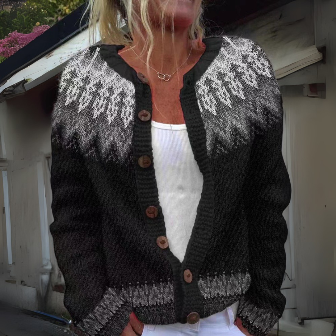 Saga - Vintage-Strickjacke
