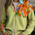 Melina - Cardigan mit tropischem Blumenmuster