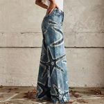 Nina - Boho-Hose mit maritimem Print
