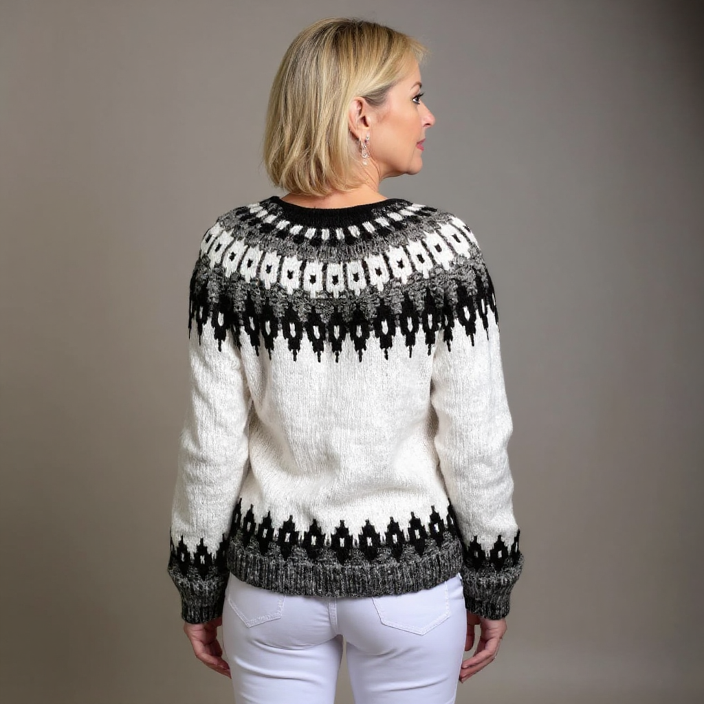 Runa - Folk-Strickjacke