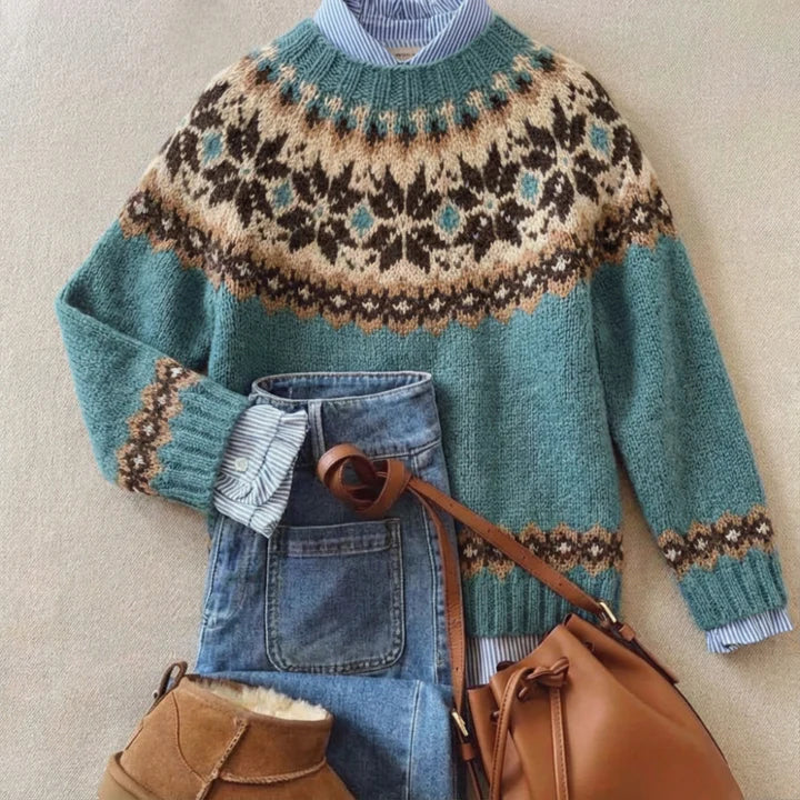 Vellaro - Schicker Vintage-Strickpullover