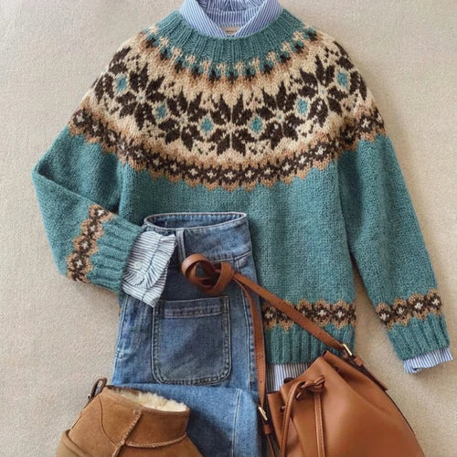 Vellaro - Schicker Vintage-Strickpullover