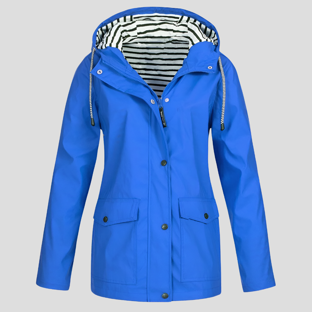 Manuela - Isolierte wasserdichte Jacke - Blau