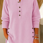 Kerstin - Pullover mit Rundhalsausschnitt in Rosa