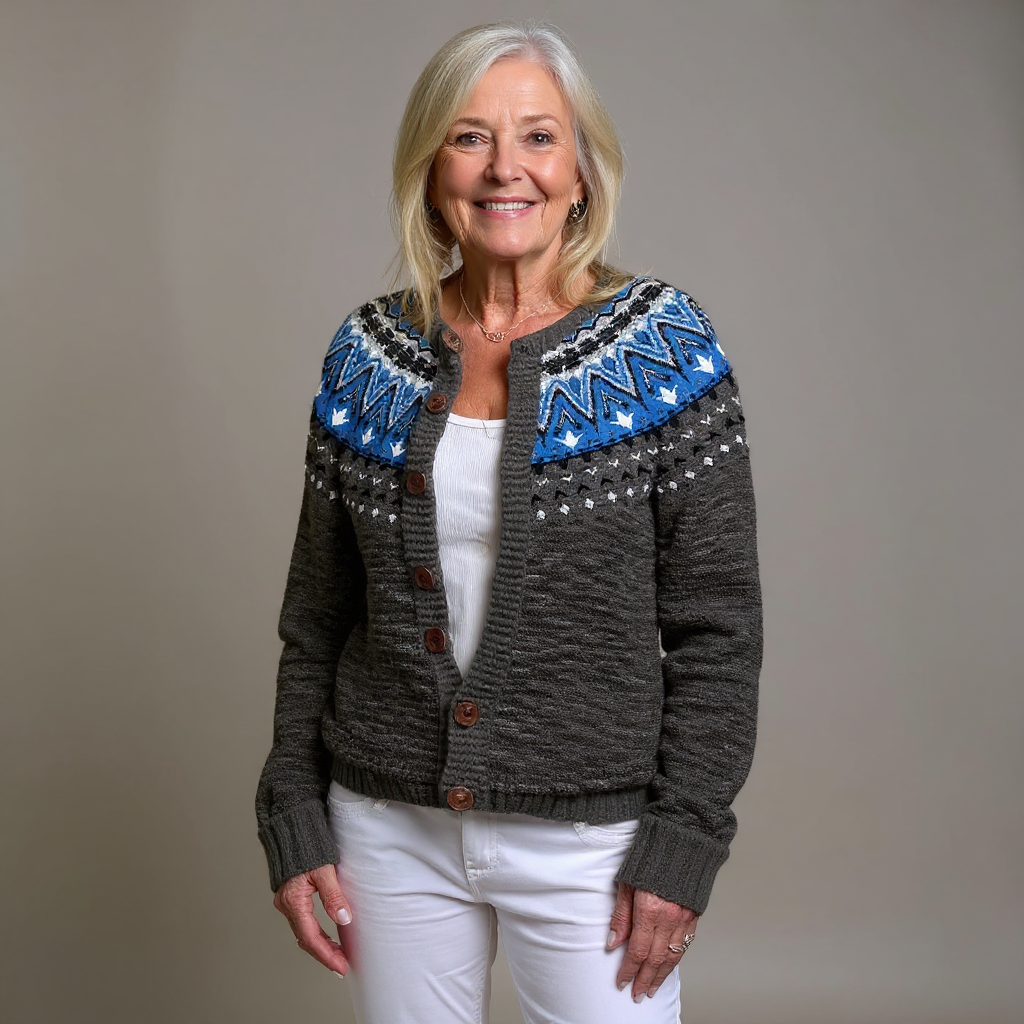 Ragna - Fair-Isle-Strickjacke