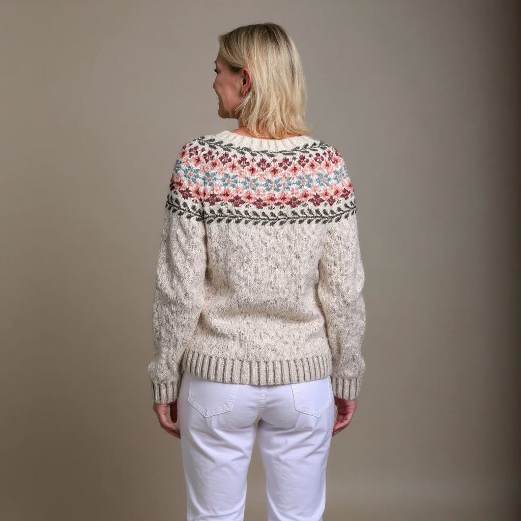Kaia - Nordische Strickjacke